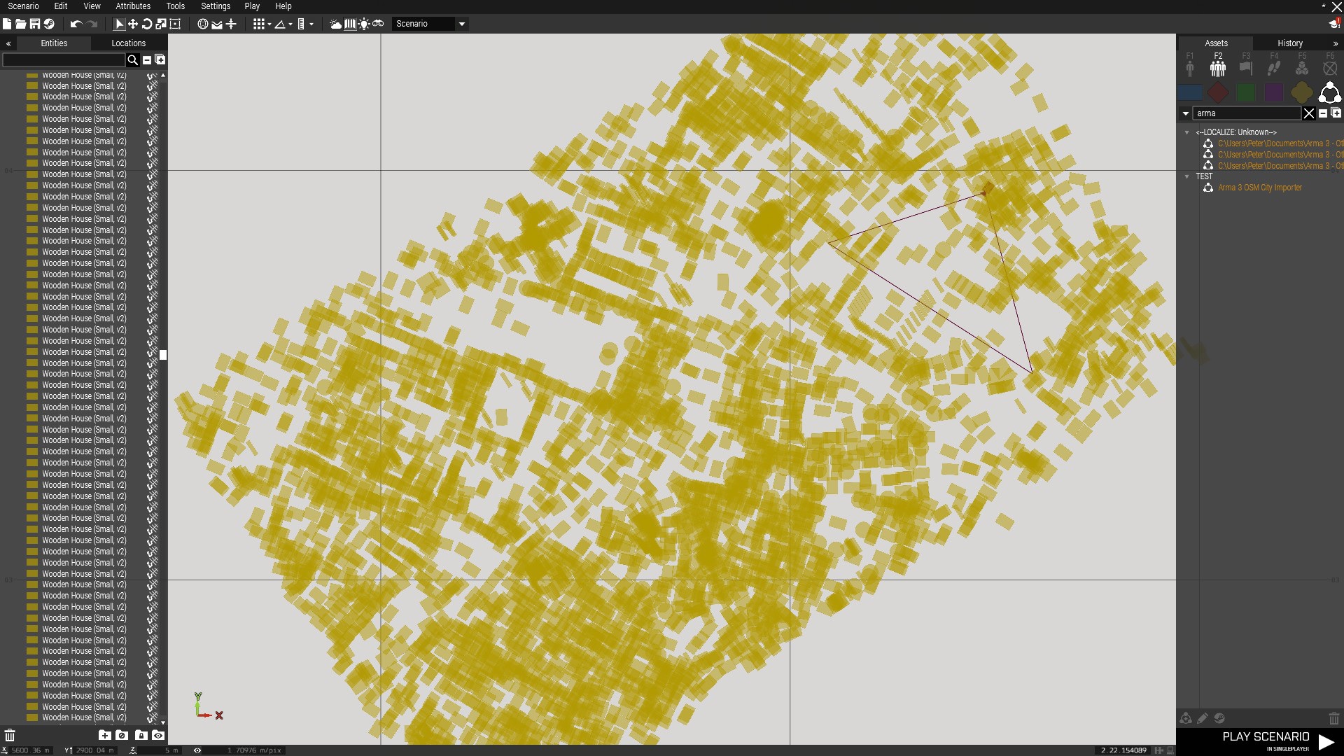 OSM City Importer preview