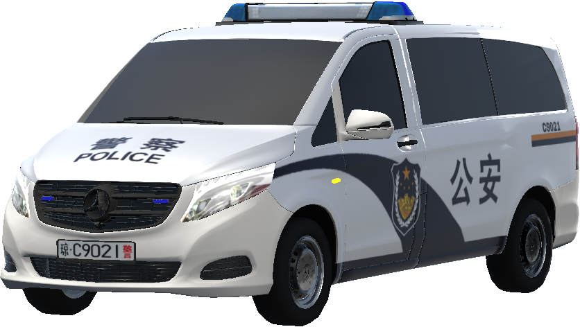 Chinese police car livery