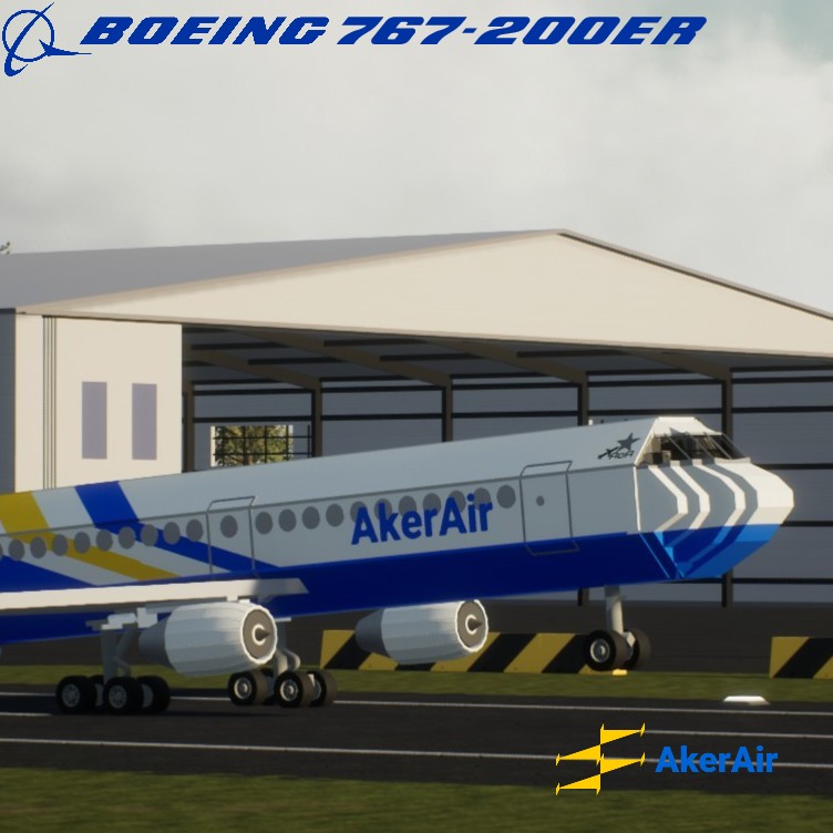Softbody AIR LINER Boeing 767-200ER AkerAir
