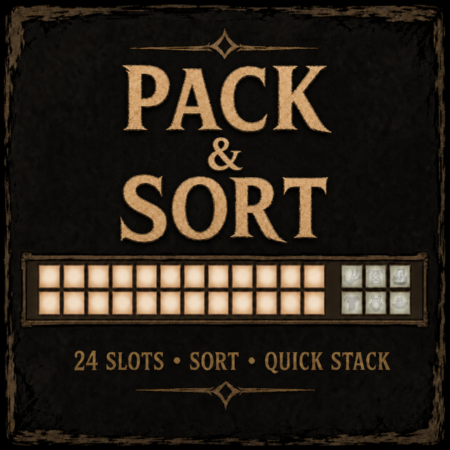Pack & Sort – Don't Starve Together Mod