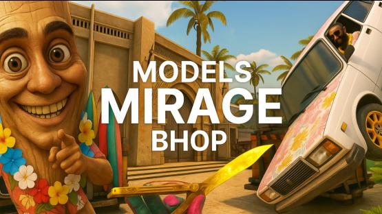MIRAGE + RANDOM MODELS + CUSTOM WEAPONS – Counter-Strike 2 Mod