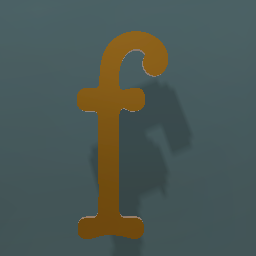 Shiny Bronze Letter L.Case f