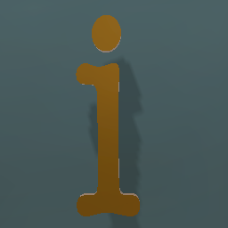 Shiny Bronze Letter L.Case i