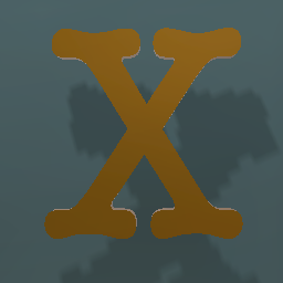 Shiny Bronze Letter L.Case x