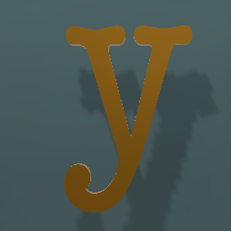 Shiny Bronze Letter L.Case y