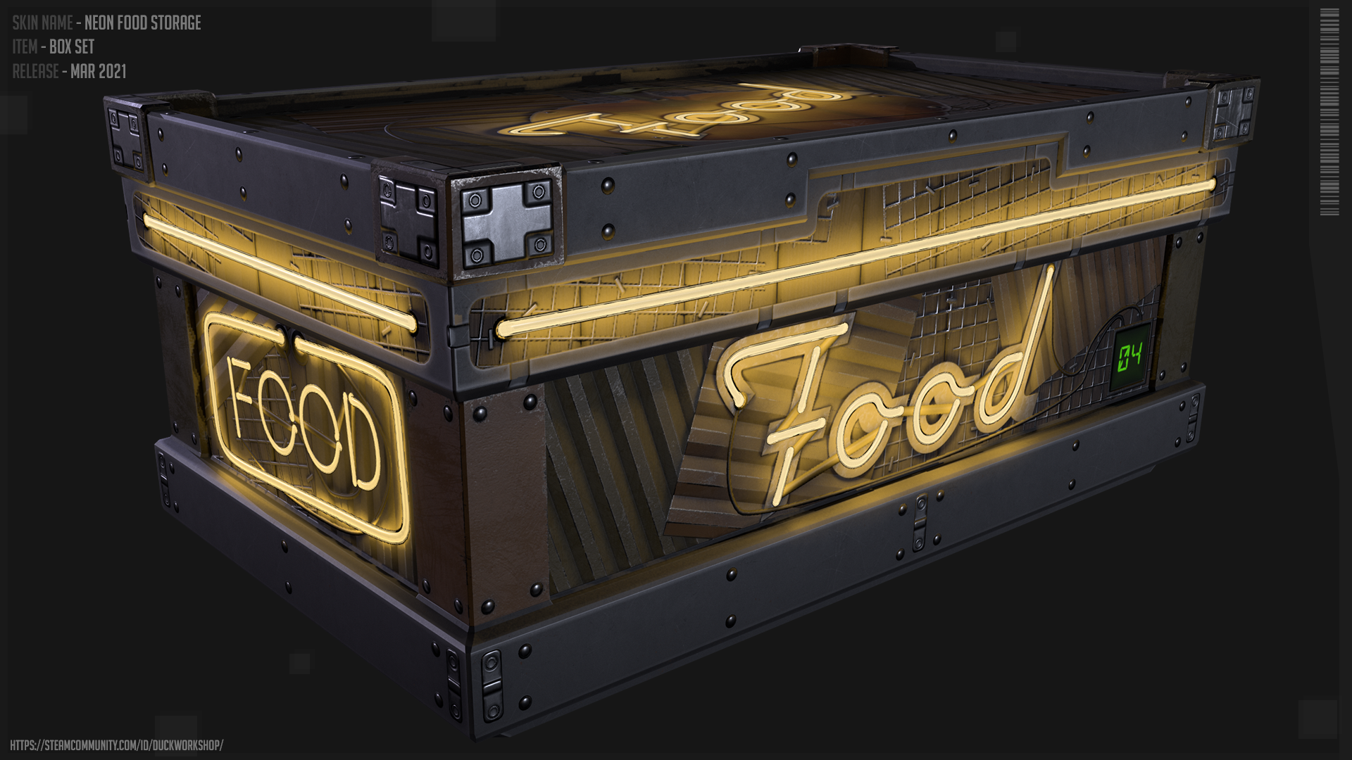 Neon Food Storage