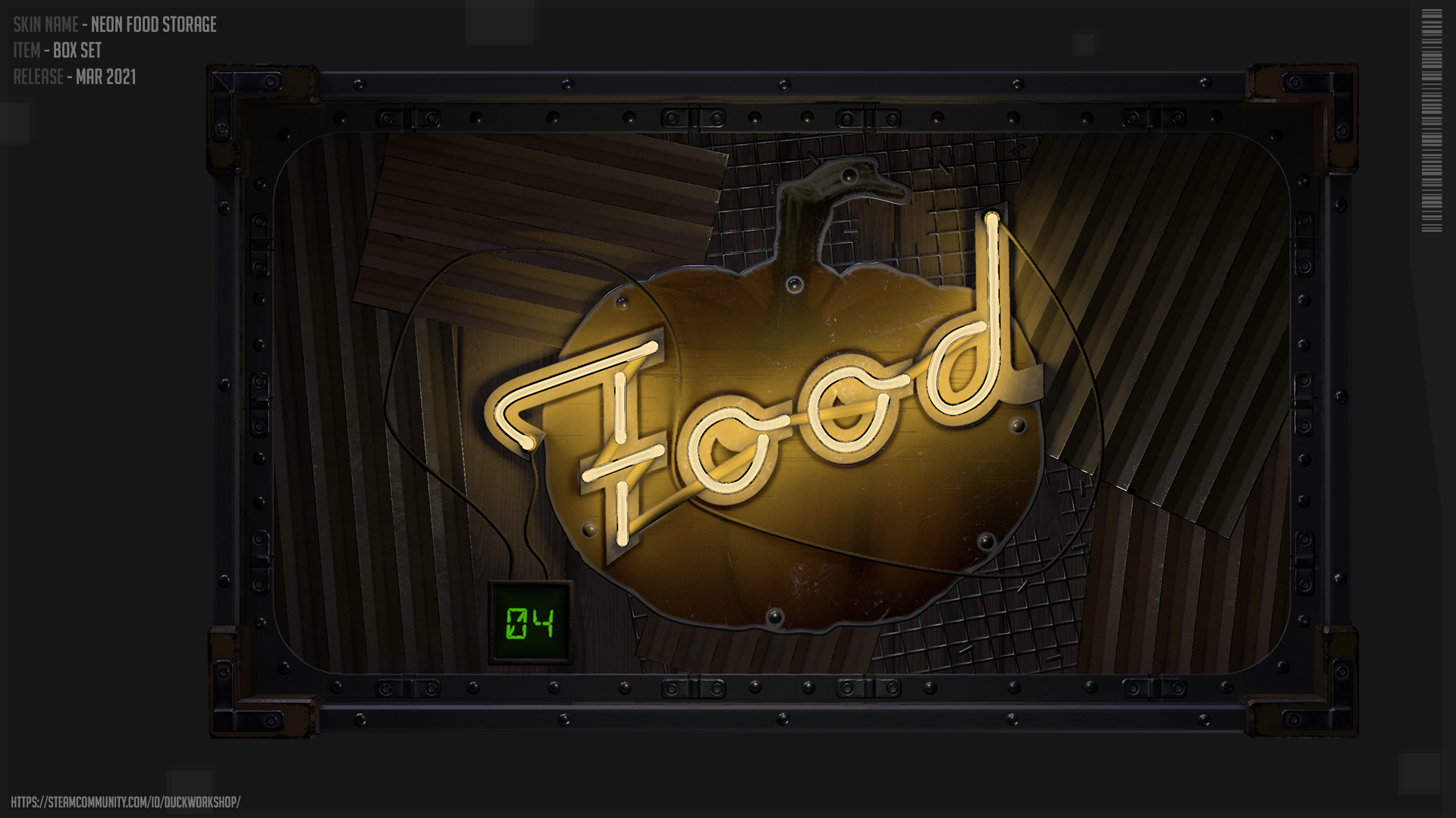 Neon Food Storage