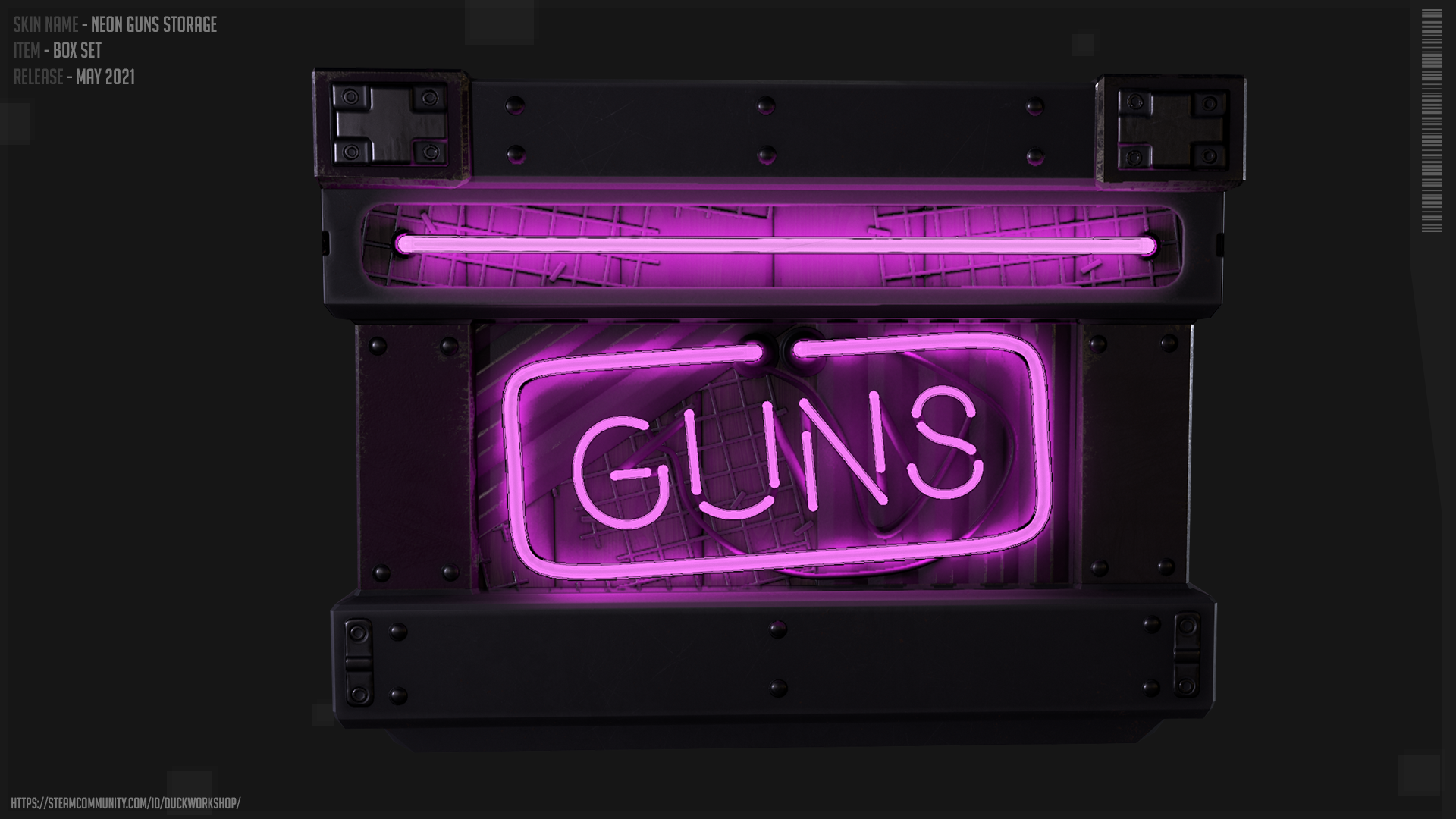 Neon Gun Storage