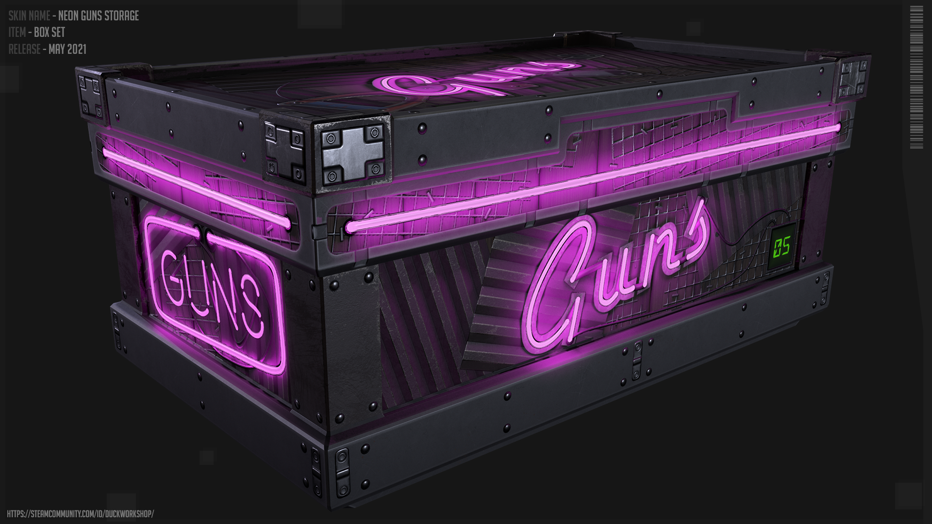 Neon Gun Storage