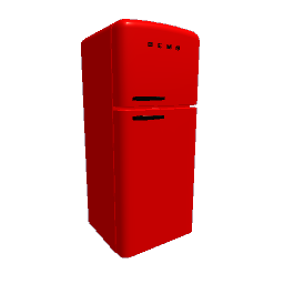 Retro Fridge 50s Style - Red