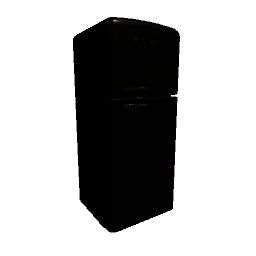 Retro Fridge 50s Style - Black