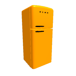 Retro Fridge 50s Style - Orange