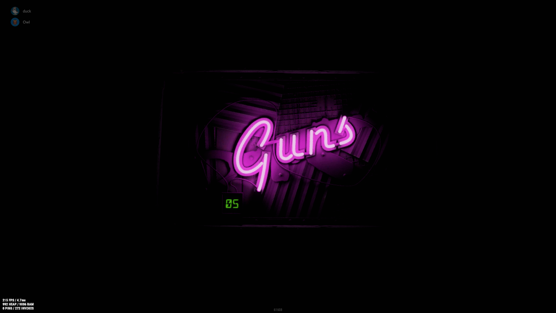 Neon Gun Storage