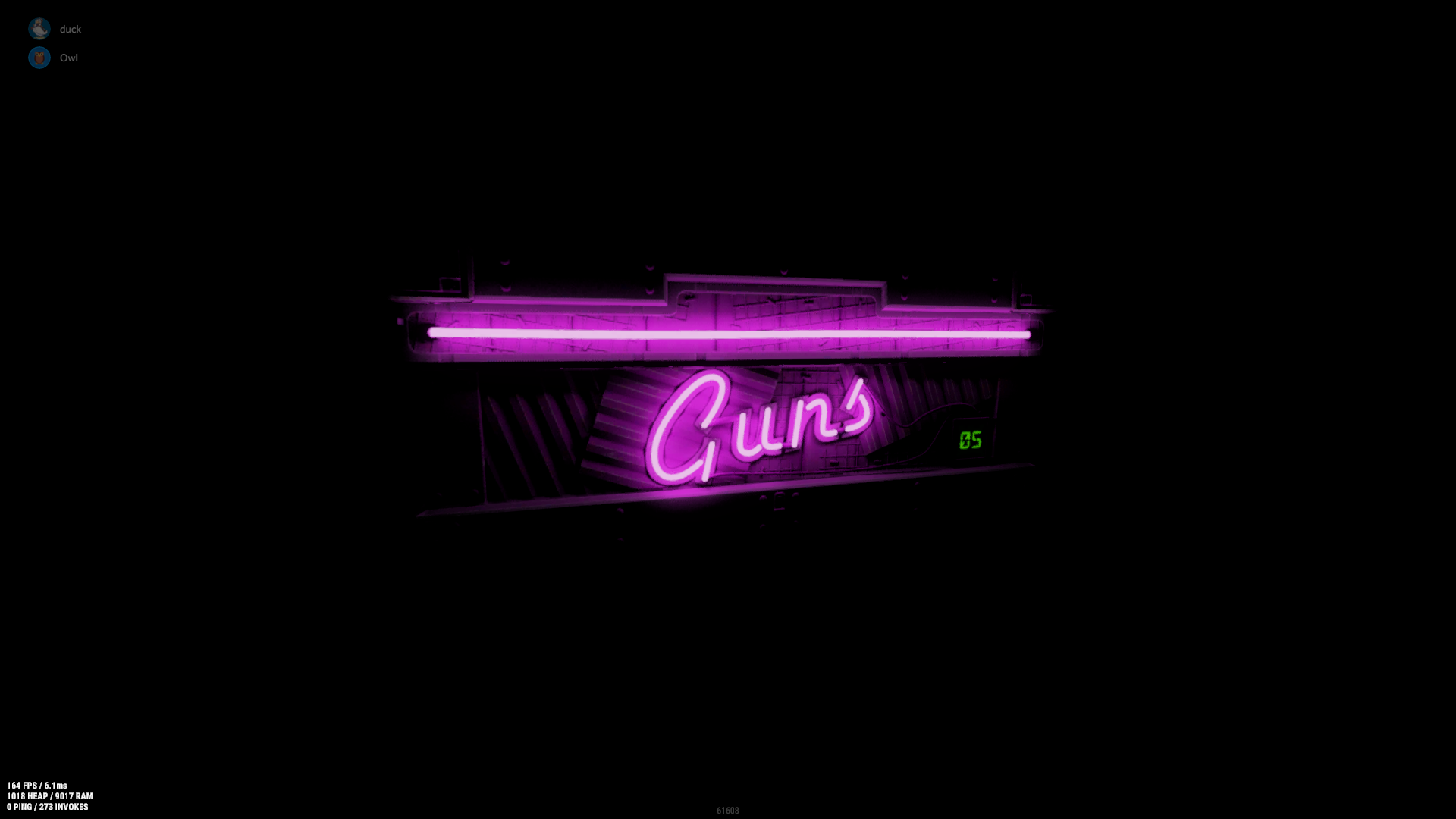 Neon Gun Storage