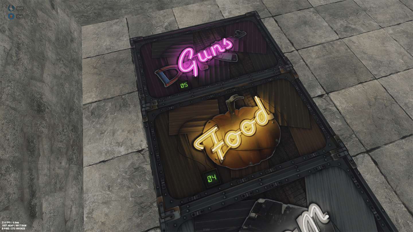 Neon Gun Storage