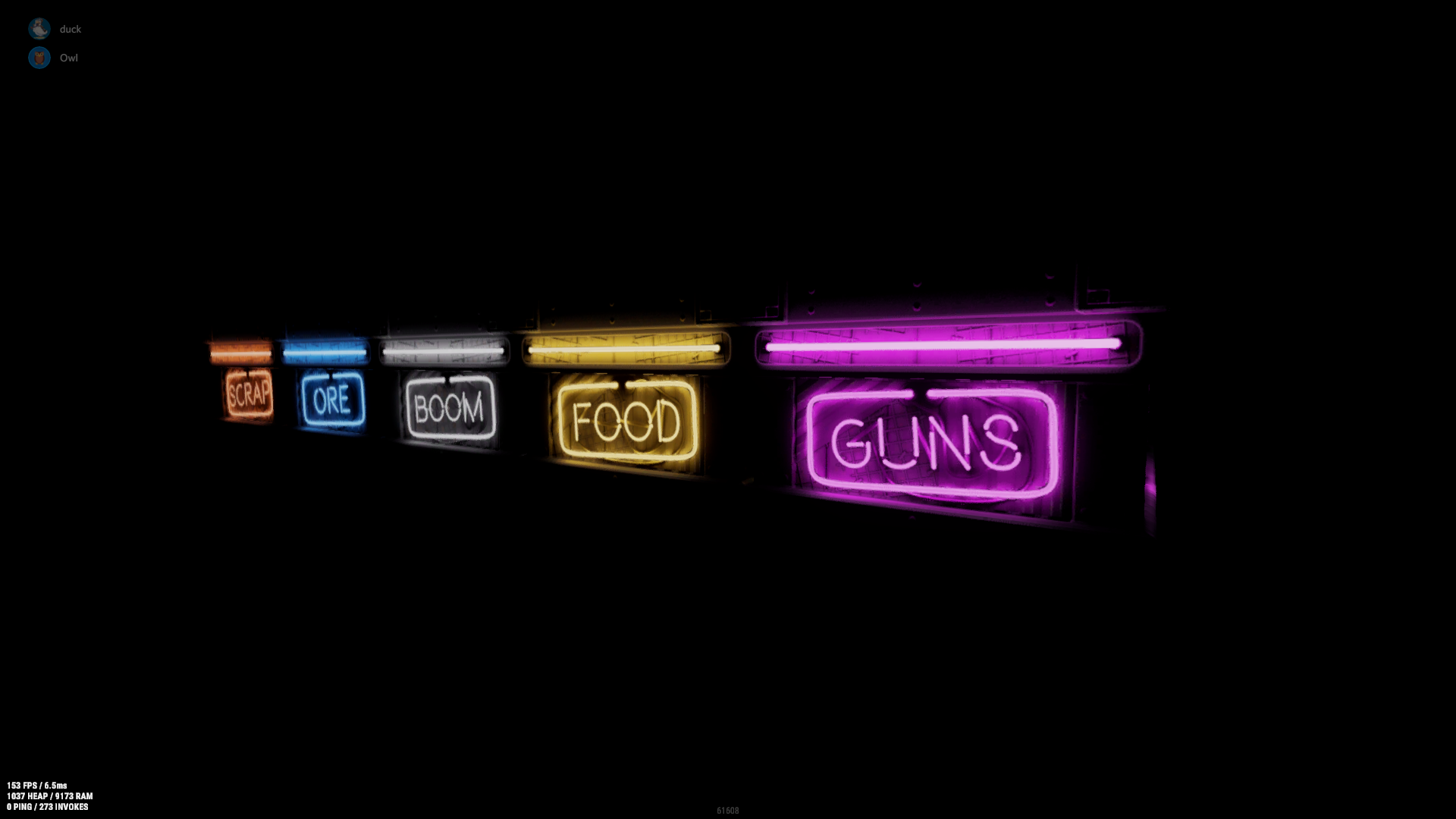 Neon Gun Storage