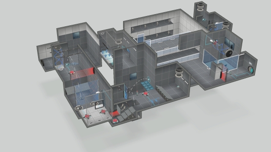A Companion Cube Chamber