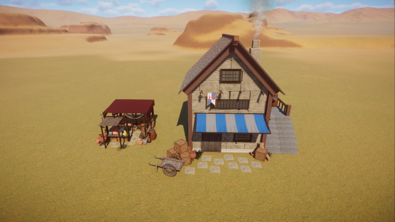 Medieval Shop and Stall