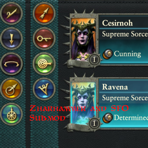 Lores of magic for dark elfes (Zharrhammer Submod)