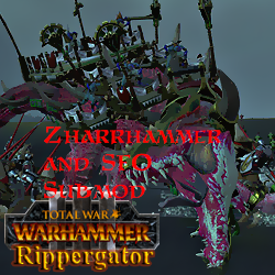 The Ferocious Rippergator - WH3 (Zharrhammer and SFO Submod)