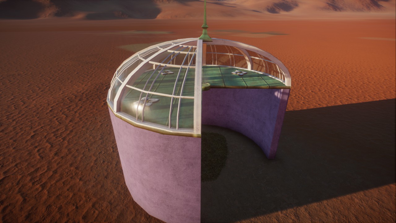 Formal Garden Round Cooling Shelter