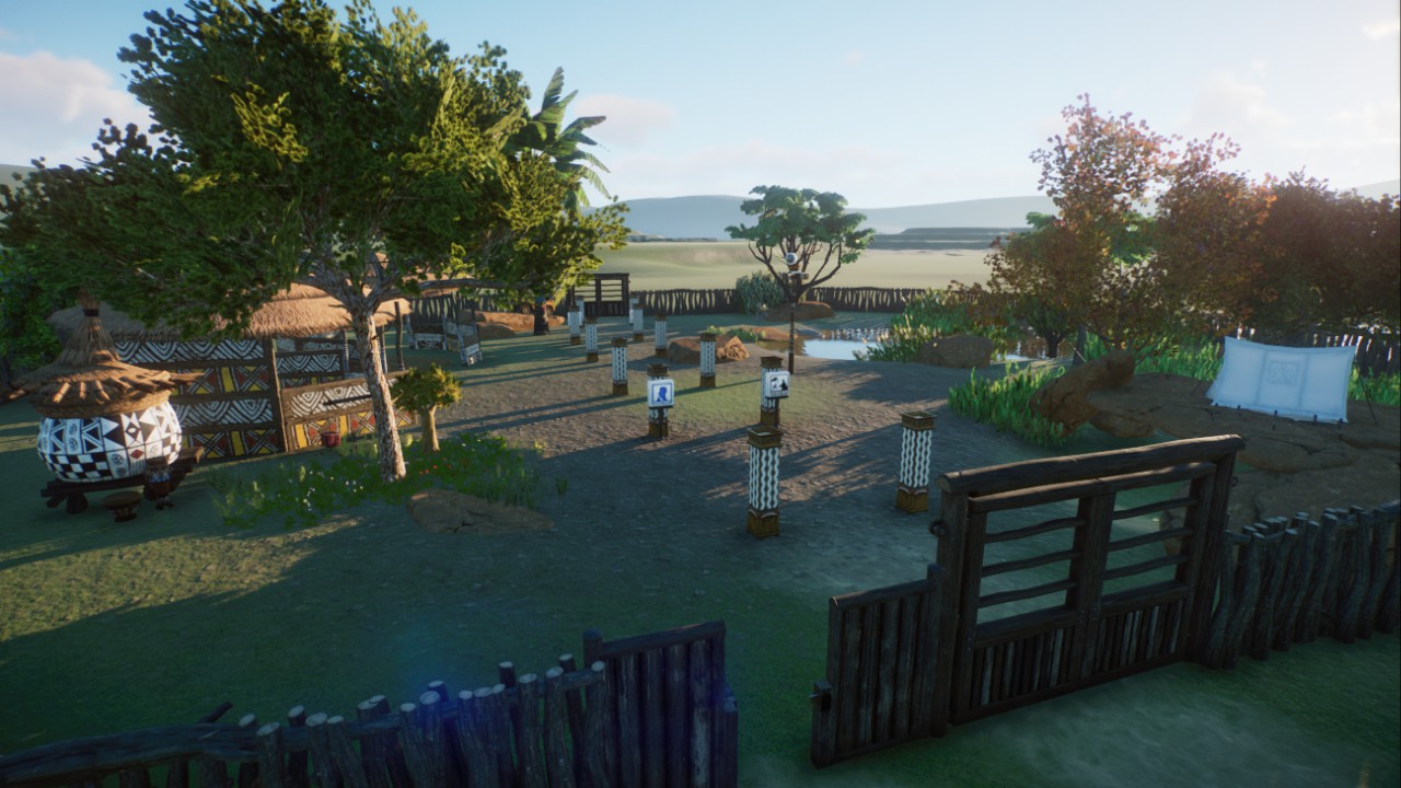 Small antelope walkable habitat