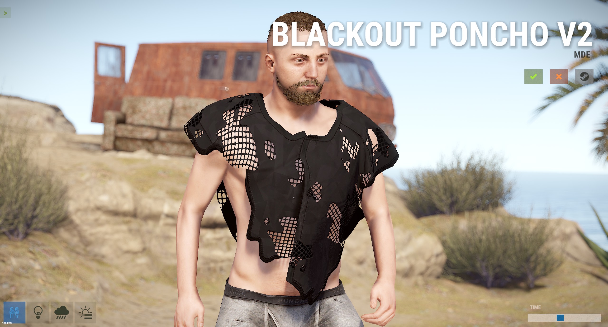 Blackout Poncho