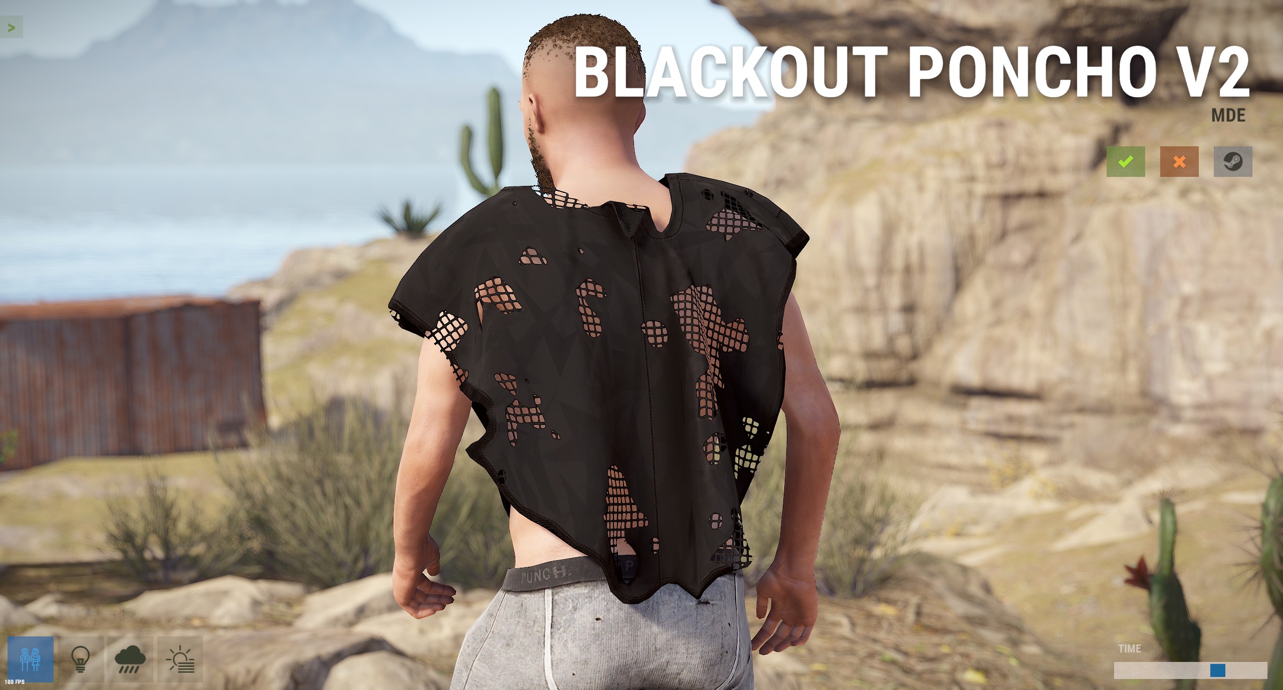 Blackout Poncho