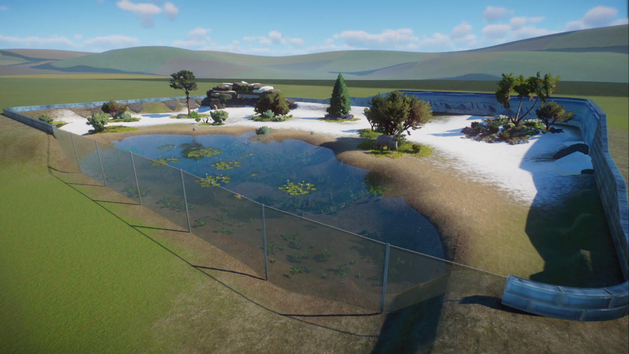 Polar bear habitat