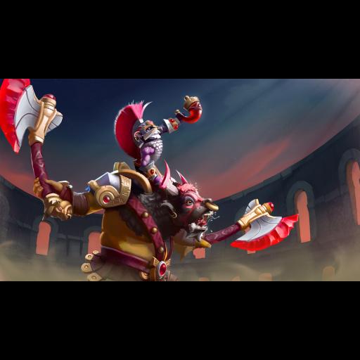 Minotaur Champion Loading Screen- Crimson