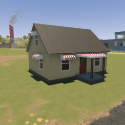 1 1/2 storys 50s small house