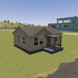 1 story 50s small house