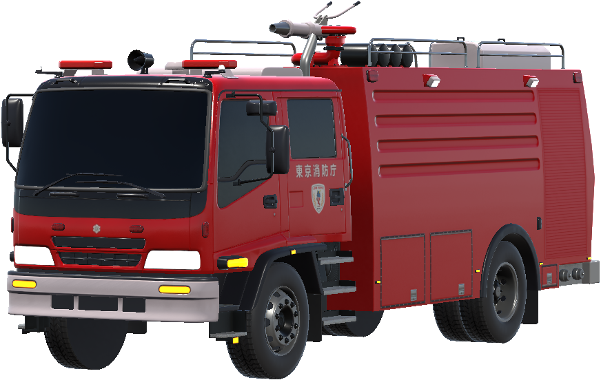 Tokyo Fire Department Water Tank Pumper 2
