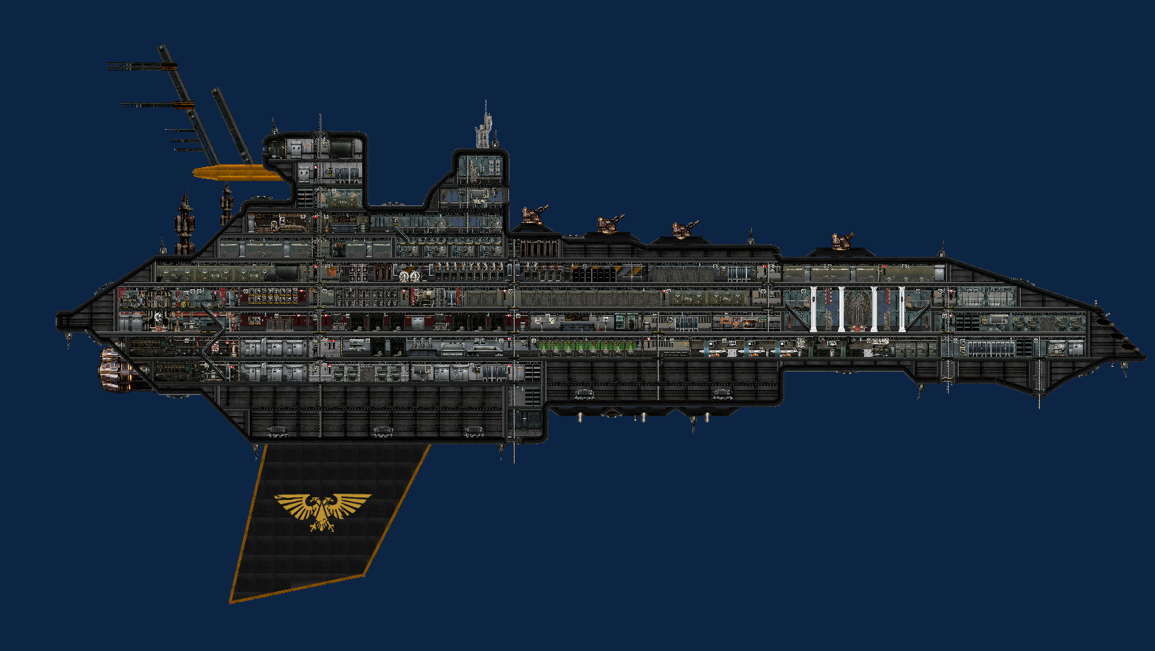 40k Corinus Class – Barotrauma Mod