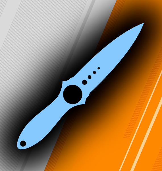 Icon Knife Skeleton Light Blue | CS 2