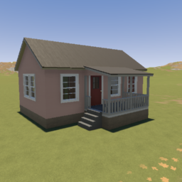 1930's small simple house
