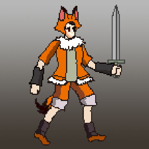 Custom Character Sprite (Fox Man)