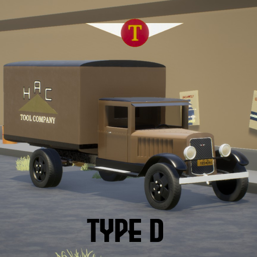 Troubadour type d box truck 1933 HAC