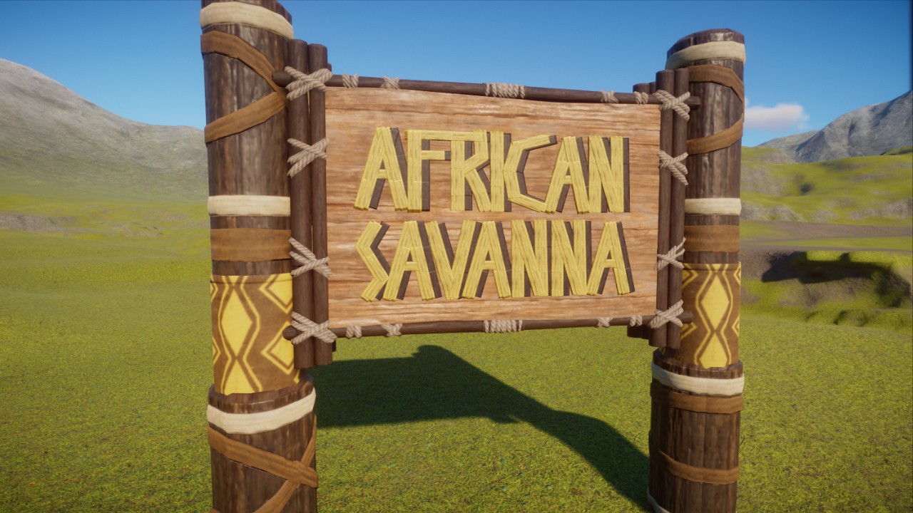 African Savanna Sign by Haribo
