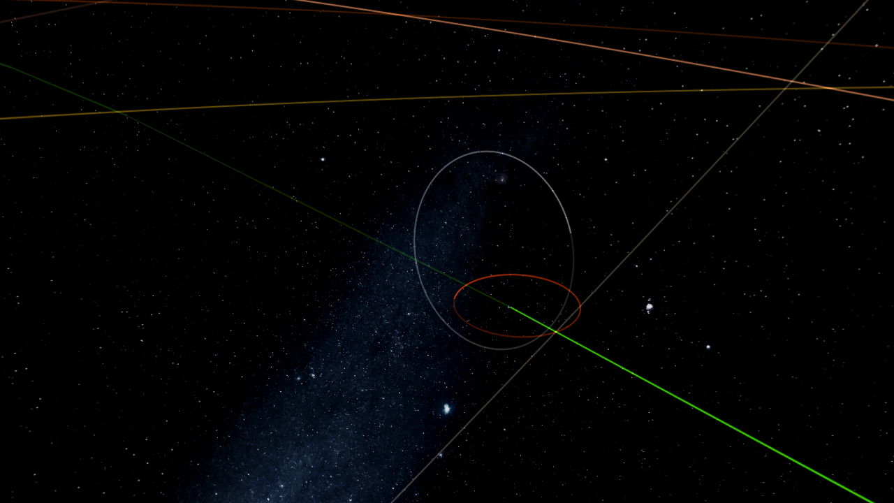 Young solar system partially time-lapse
