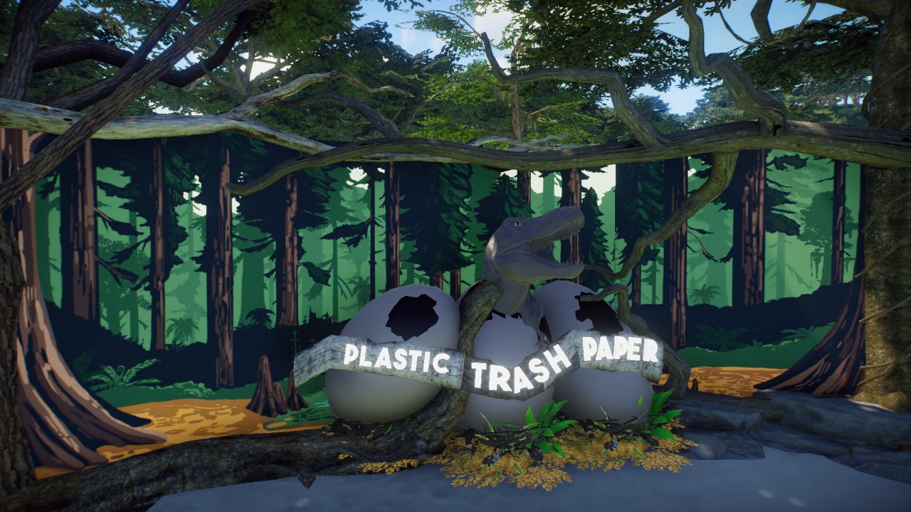 t rex trash cans