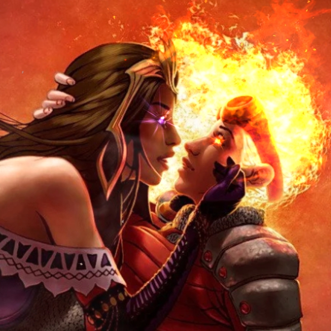 liliana and chandra card sleeves Bomb Girl Player Series Box XL Size (240 Card Count) main image 1