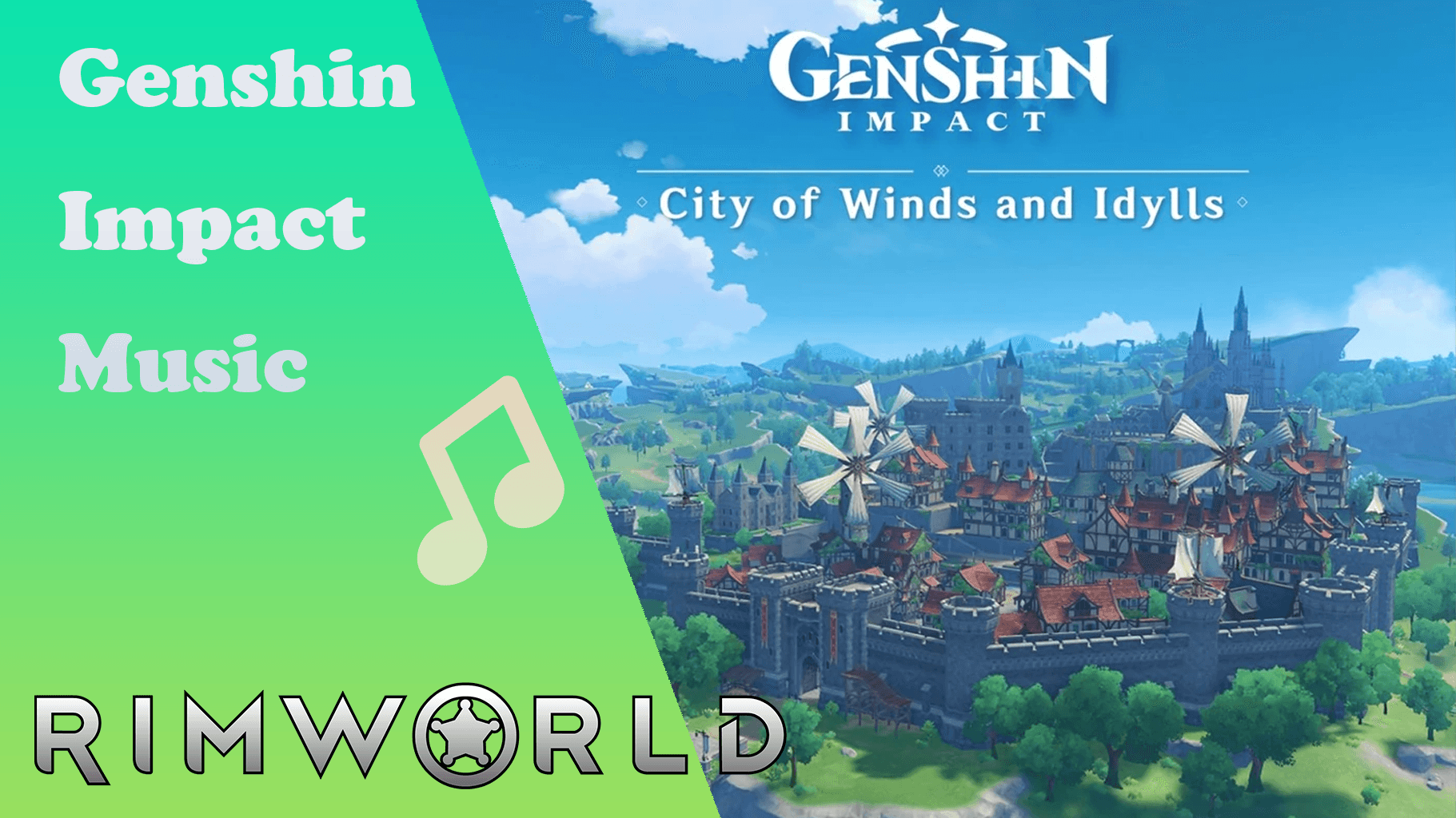Genshin Impact Music - Mondstadt - City of Winds and Idylls