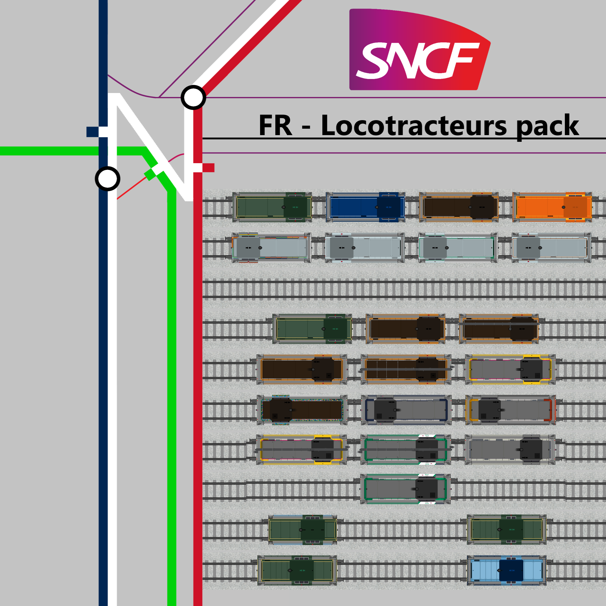 Locotracteurs pack SNCF V5