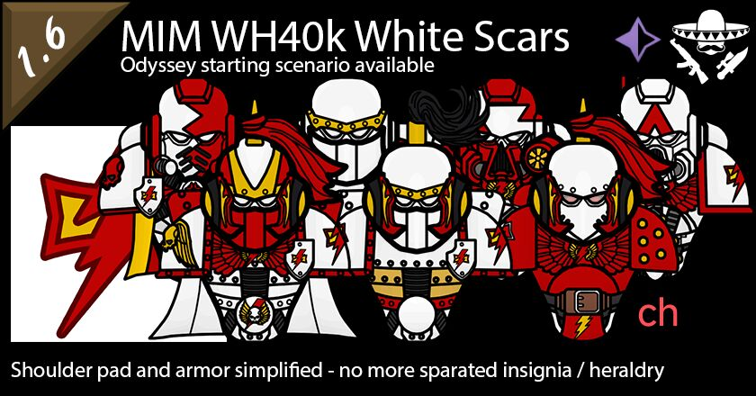 [ZH]MIM Warhammer 40k White Scars中文汉化