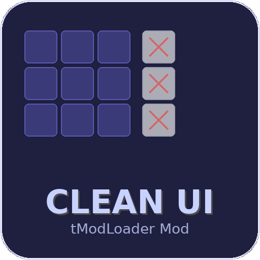 Clean UI – tModLoader Mod
