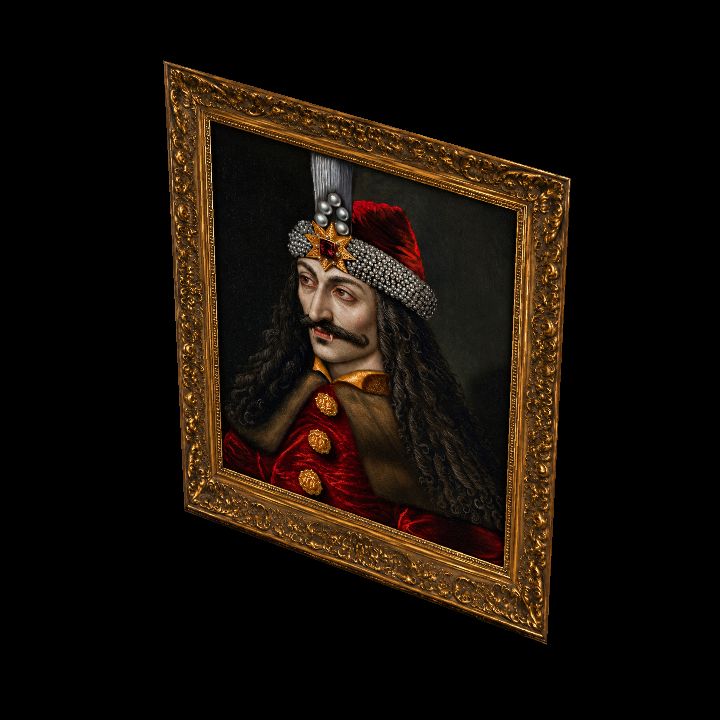 Painting, Vlad III: Subtle Vampire {2D}