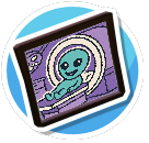 Alien MRI (Xray) Square Frame