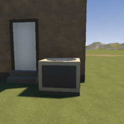 simple hvac unit a/c unit 1