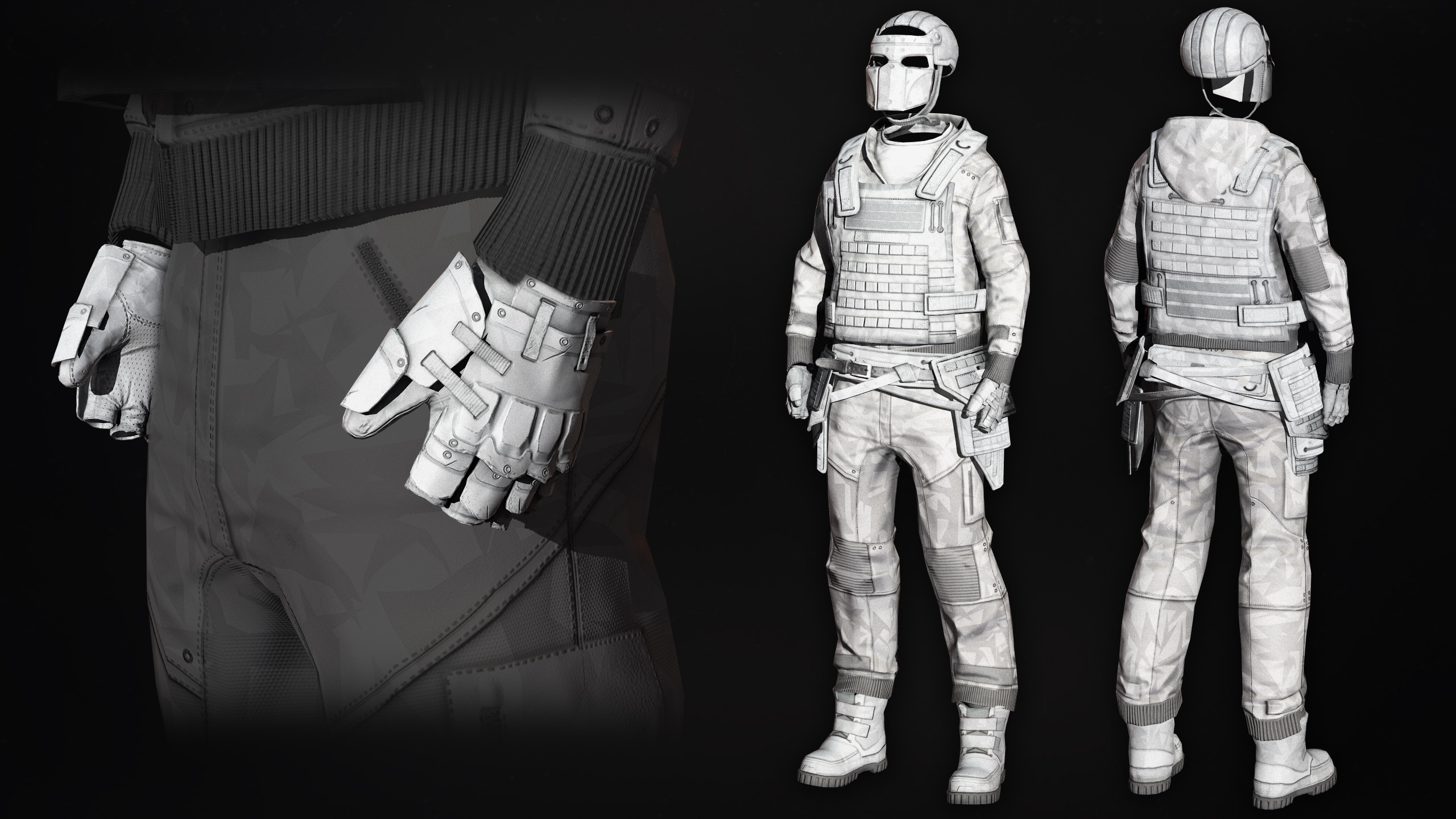 Whiteout Roadsign Gloves